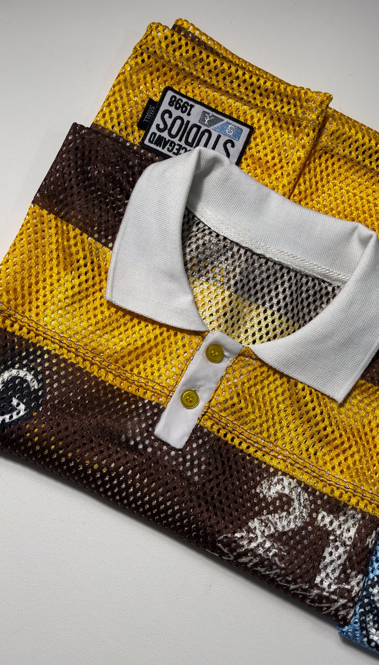 Honey Diamond Mesh Polo