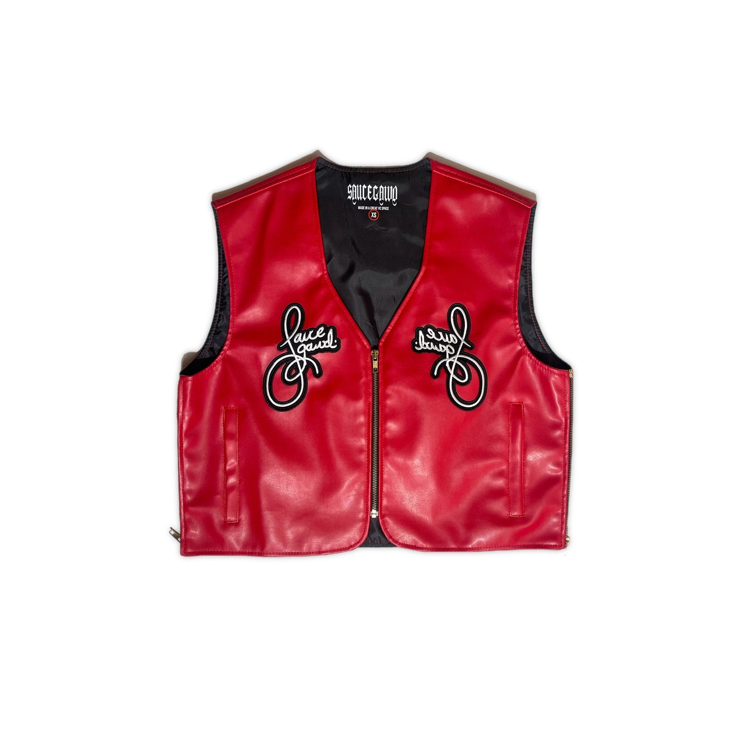 Boxy Cropped Mirrored Vest (PREORDER)