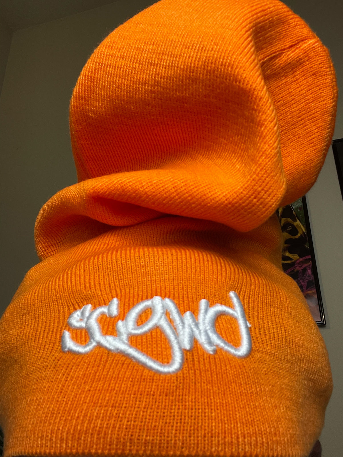 Big Orange Beanie
