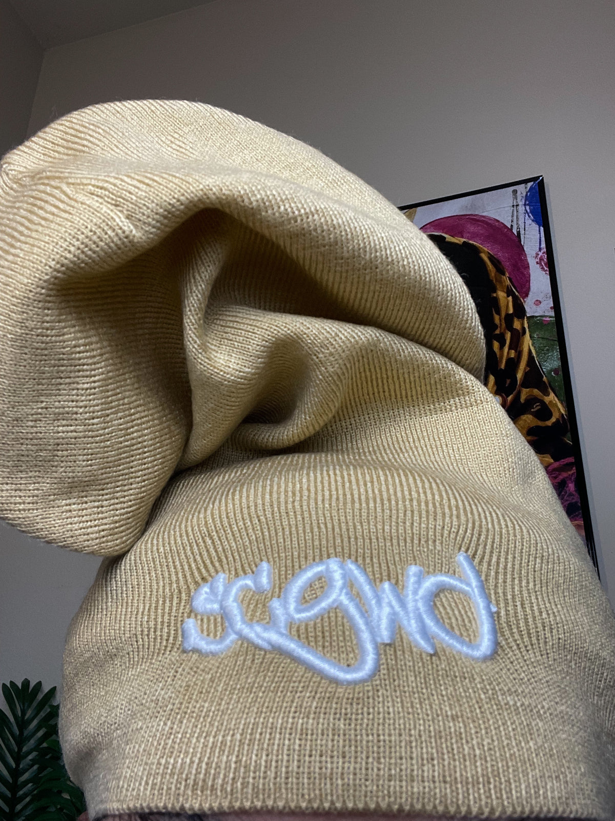 Tan Beanie